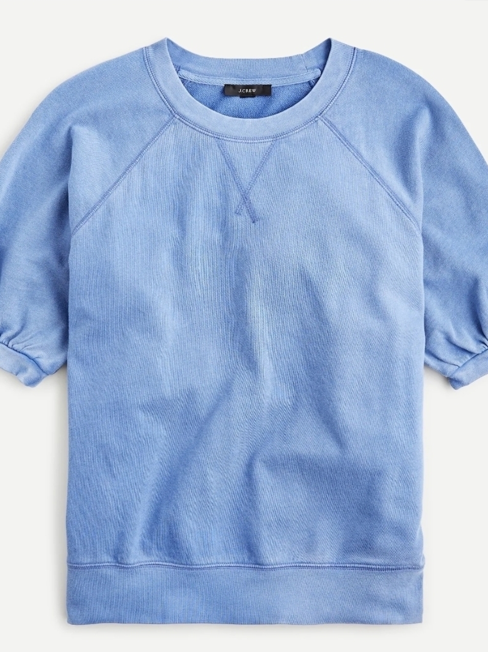 J.Crew |  Light Blue Short Sleeve Sweatshirt